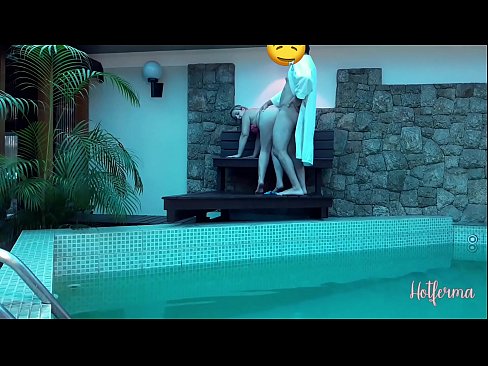 ❤️ Boss invites maid to the pool, but couldn't resist a hot ❌ Porn video at us ️❤