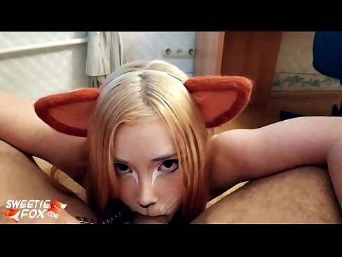 ❤️ Kitsune swallow dick and cum in her mouth ❌ Porn video at us ️❤